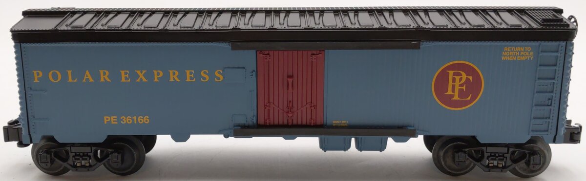 Lionel 6-36166 O Gauge Polar Express Wood-Sided Reefer LN/Box