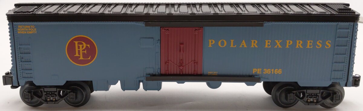 Lionel 6-36166 O Gauge Polar Express Wood-Sided Reefer LN/Box
