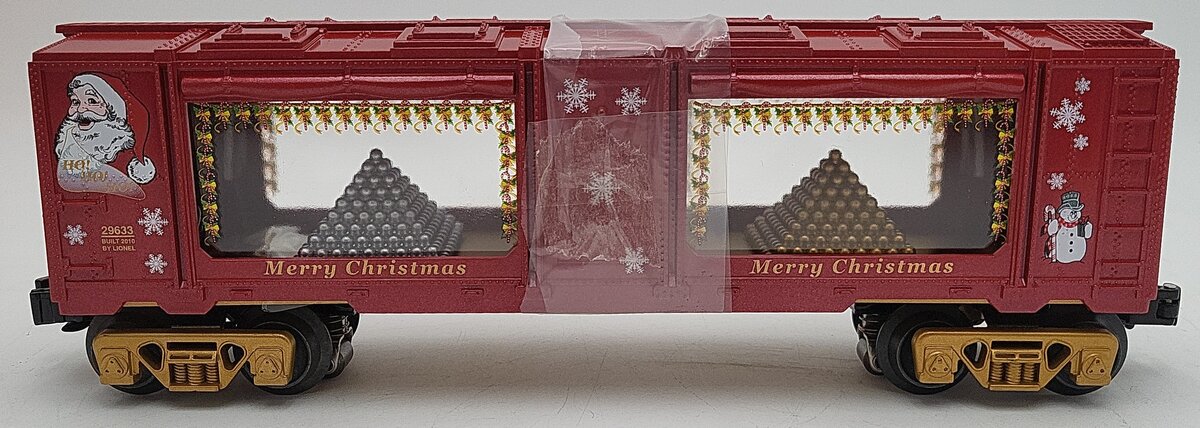 Lionel 6-29633 O Gauge Operating Christmas Lighted Ornament Mint Car LN/Box