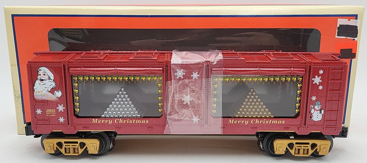 Lionel 6-29633 O Gauge Operating Christmas Lighted Ornament Mint Car LN/Box