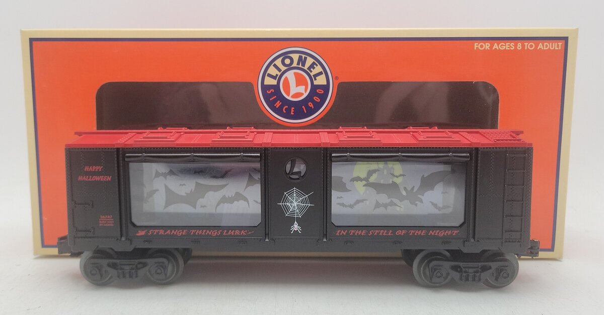 Lionel 6-26747 O Gauge Halloween Bats Aquarium Car #26747 EX/Box