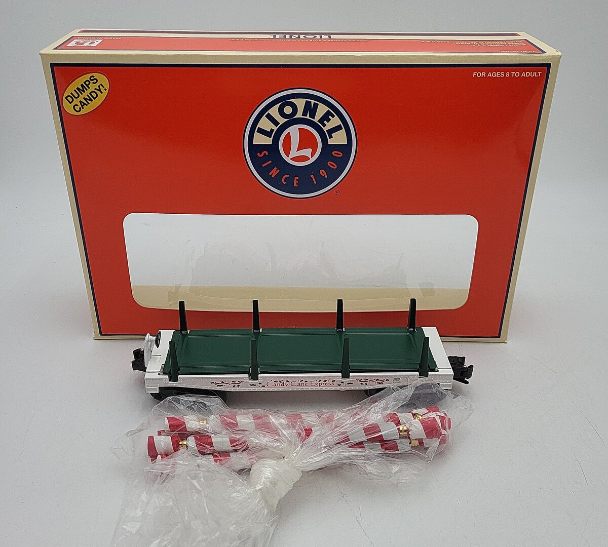 Lionel 6-29808 Christmas Candy Cane Dump Car LN/Box