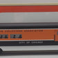Lionel 6-52250 O Gauge TCA City of Chicago Aluminum Combination Car #2002 EX/Box