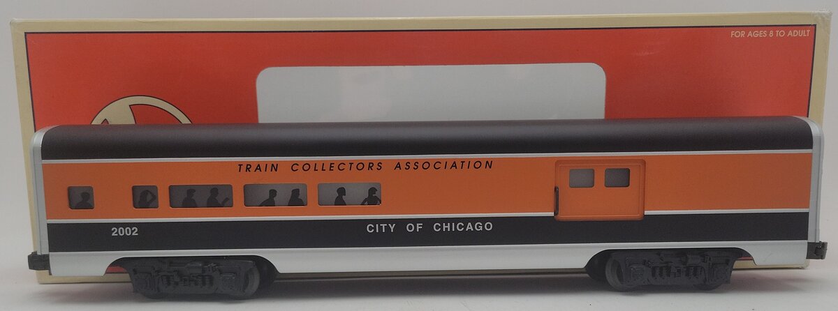Lionel 6-52250 O Gauge TCA City of Chicago Aluminum Combination Car #2002 EX/Box