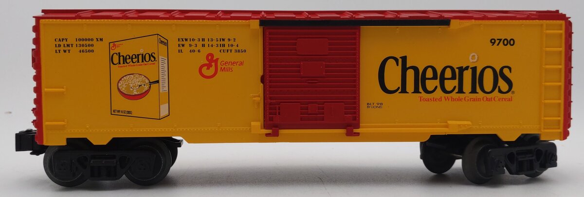 Lionel 6-26216 O Gauge Cheerios Boxcar #9700 LN/Box