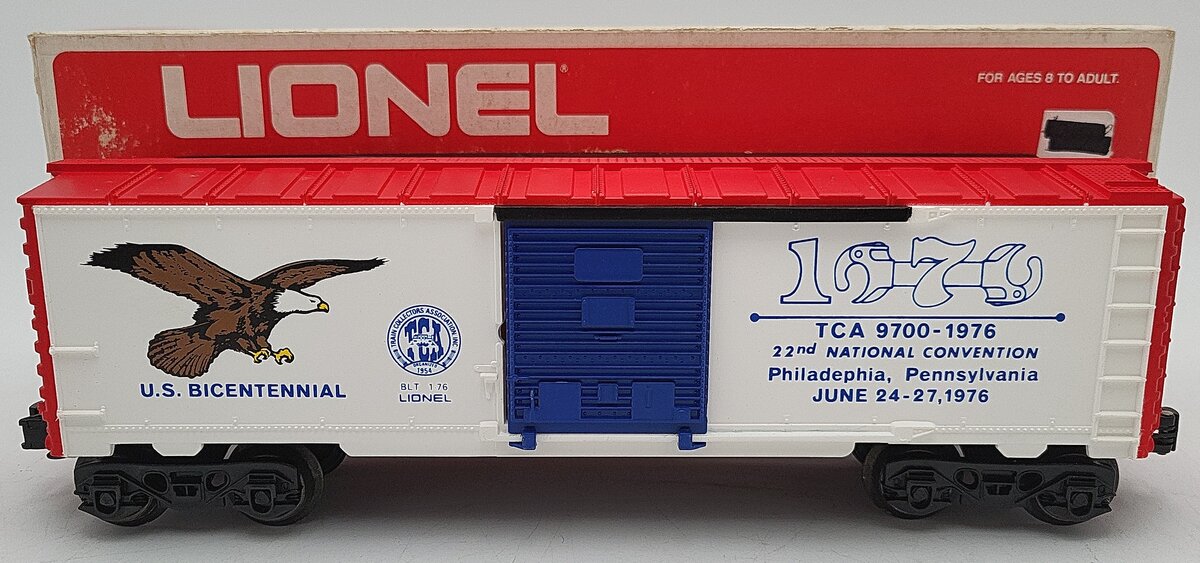 Lionel 6-9779 O Gauge 1976 Philadelphia TCA Convention Car EX/Box