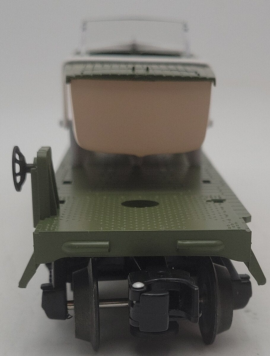 Lionel 6-26027 O Gauge U.S. Army Flatcar w/Boat #6425 EX/Box