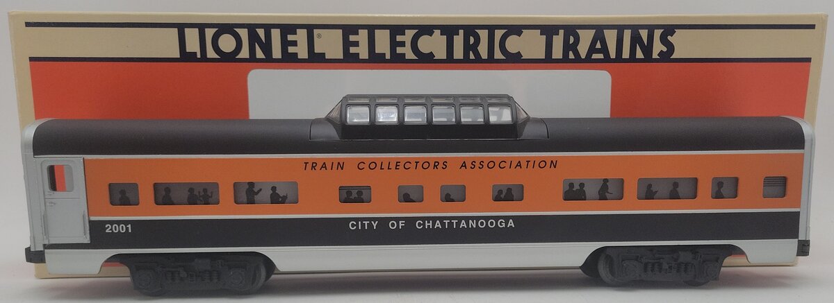 Lionel 6-52220 O Gauge TCA "City of Chattanooga" Vista Dome EX/Box