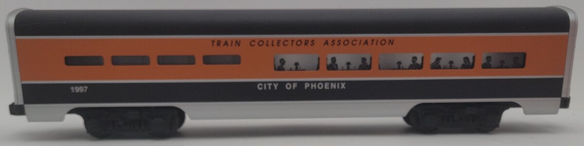 Lionel 6-52106 O Gauge TCA 1997 City of Phoenix Aluminum Diner Car EX/Box