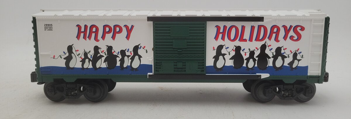Lionel 6-29905 O Gauge 2002 Employee Christmas Boxcar - RARE EX/Box