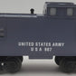 Lionel 6-16566 O Gauge United States Army Illuminated Caboose #907 EX/Box