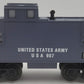 Lionel 6-16566 O Gauge United States Army Illuminated Caboose #907 EX/Box