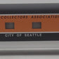 Lionel 6-52062 O Gauge TCA "City of Seattle" Skytop Observation Passenger Car EX/Box