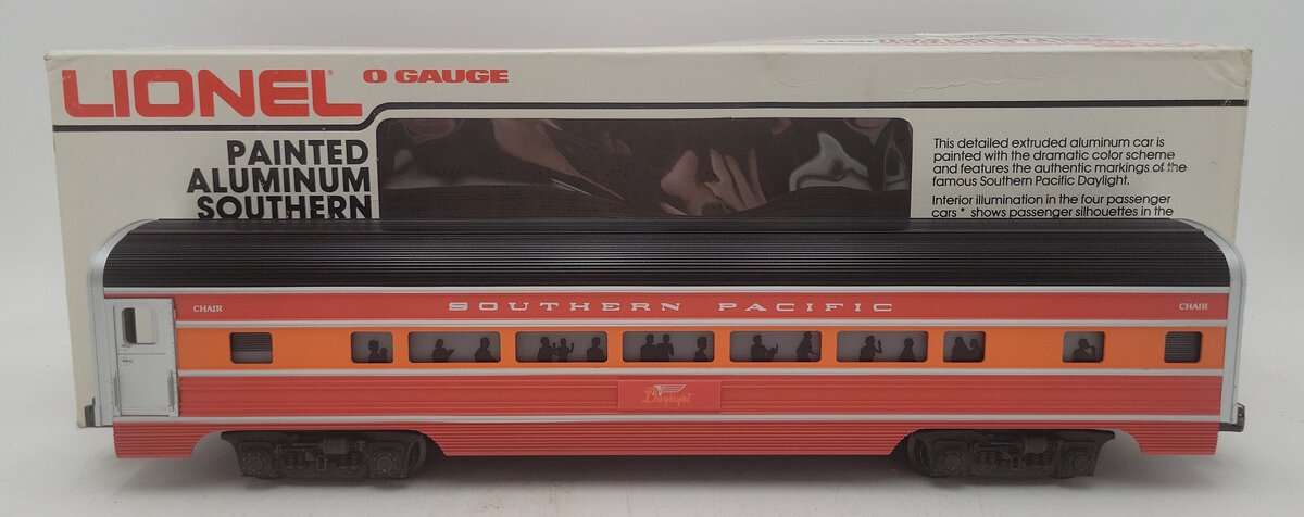 Lionel 6-9591 O Gauge Southern Pacific Daylight Aluminum Passenger Car EX/Box