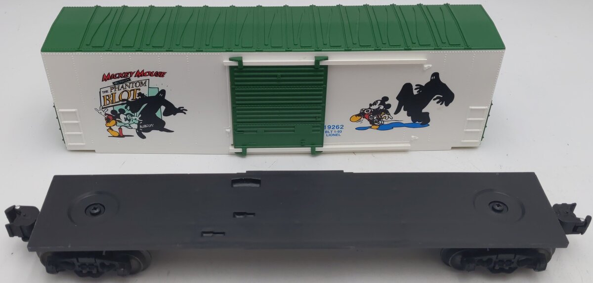 Lionel 6-19262 O Gauge Perils of Mickey High-Cube Boxcar II EX/Box