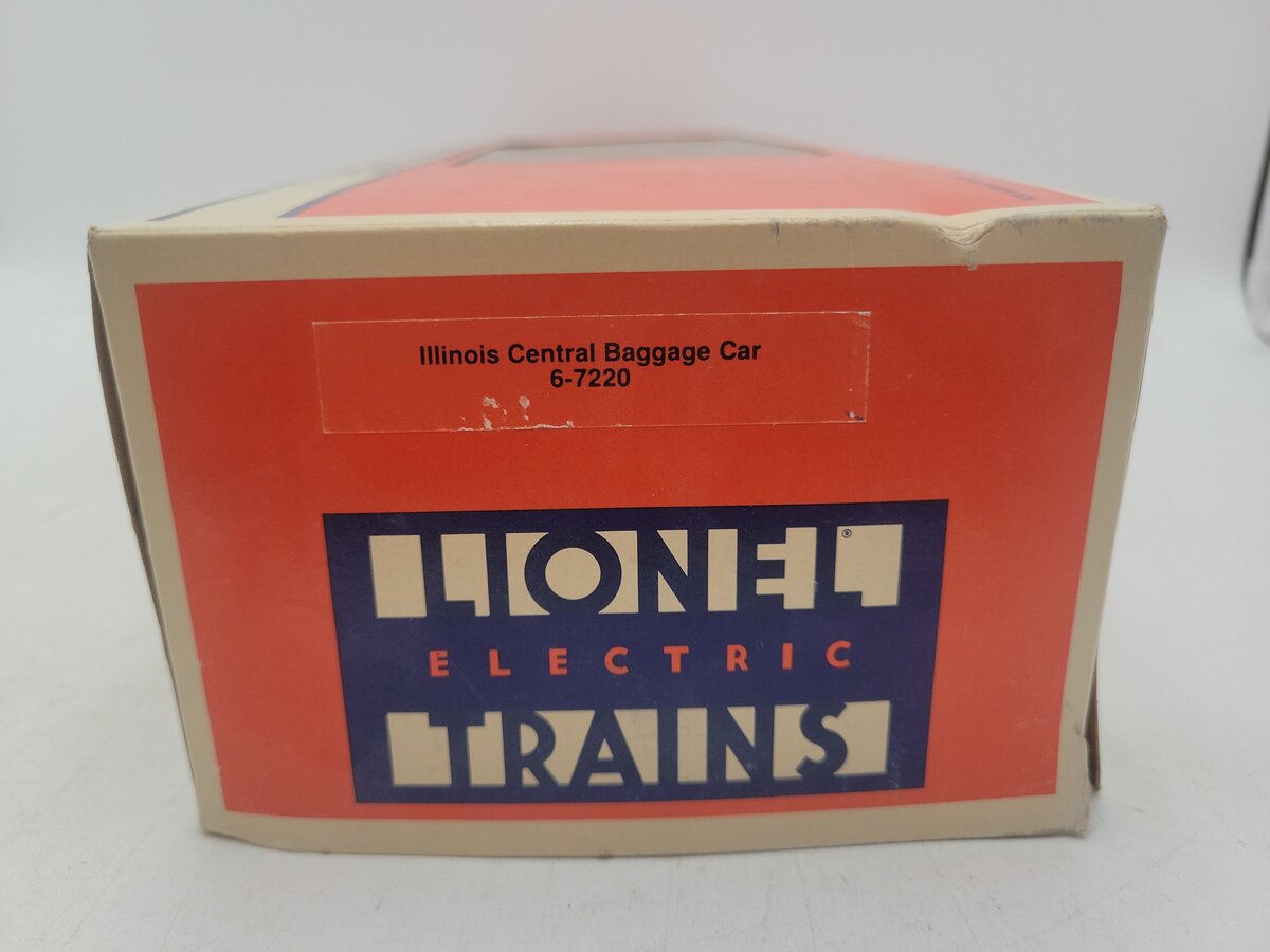 Lionel 6-7220 O Gauge Illinois Central Baggage Car #7220 EX/Box