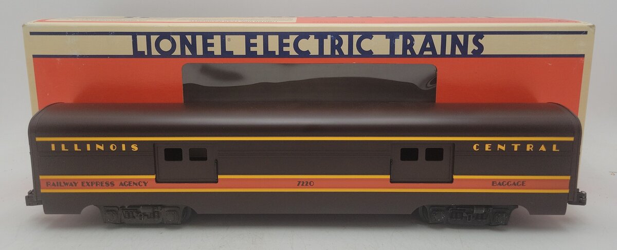 Lionel 6-7220 O Gauge Illinois Central Baggage Car #7220 EX/Box