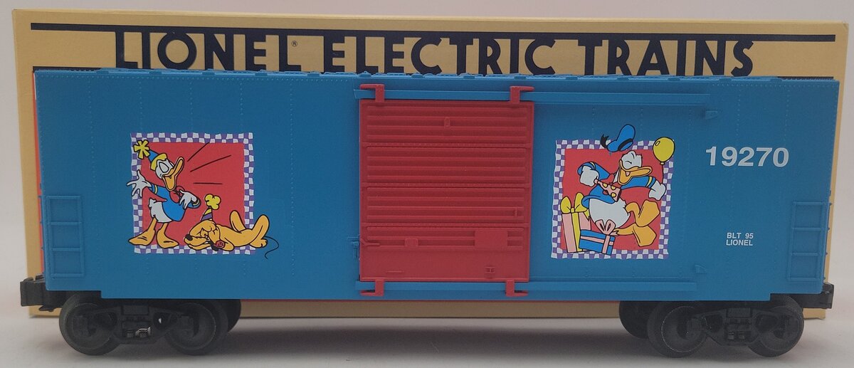 Lionel 6-19270 O Gauge Donald Duck 60th Birthday Boxcar EX/Box