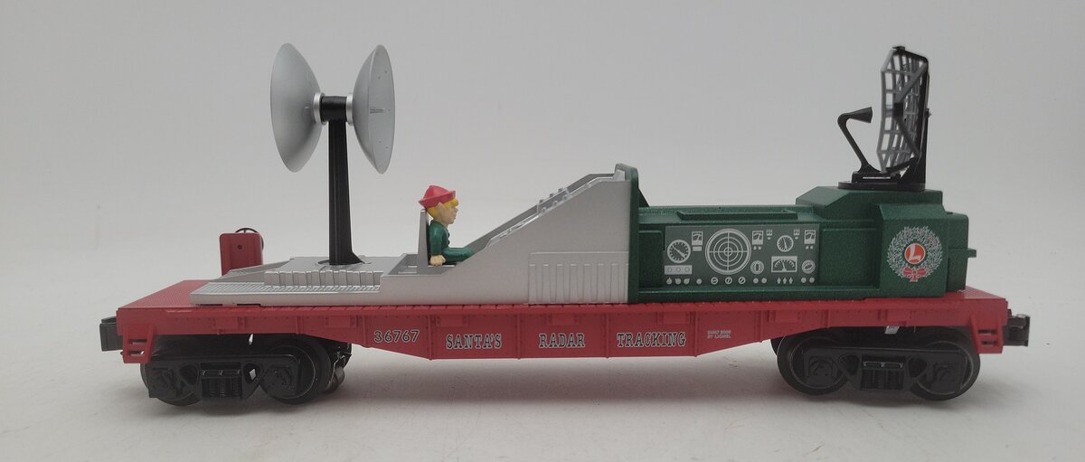 Lionel 6-36767 O Gauge Santa's Radar Tracking Car EX/Box