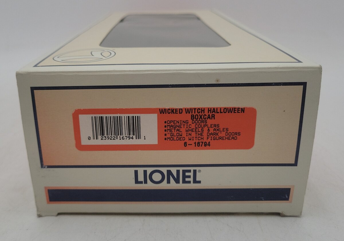 Lionel 6-16794 O Gauge Wicked Witch Operating Halloween Boxcar EX/Box
