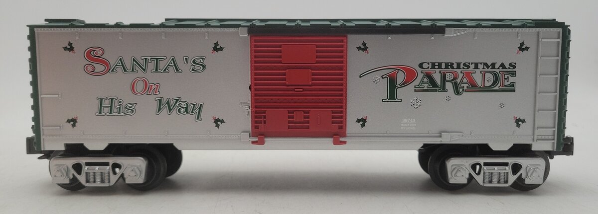 Lionel 6-36743 O Gauge Bobbing Santa Operating Boxcar LN/Box