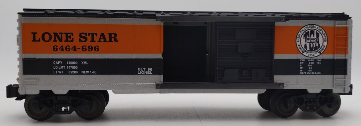 Lionel 6-52093 O Gauge TCA Lone Star Division Express Boxcar #6464-696 LN/Box