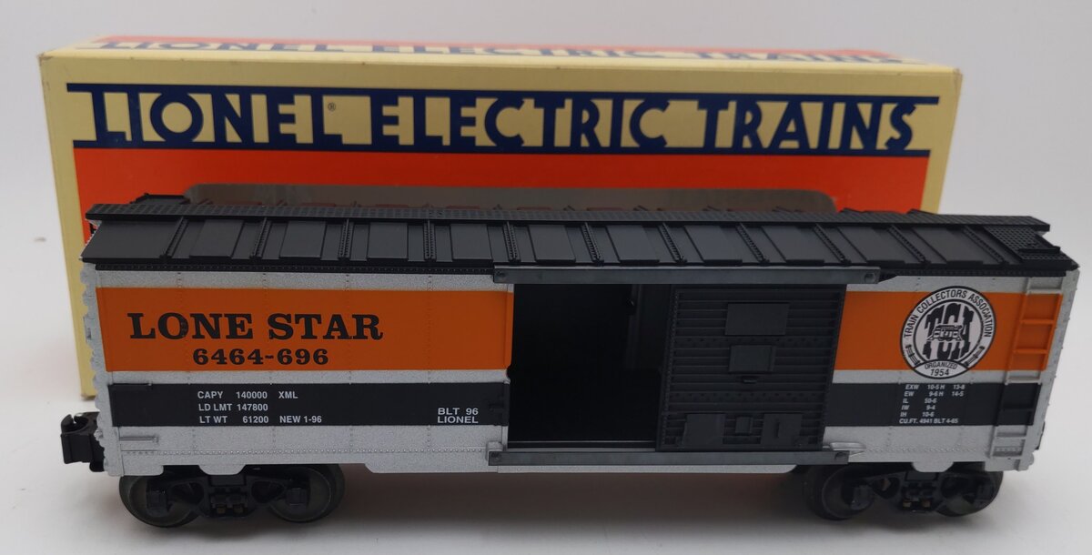 Lionel 6-52093 O Gauge TCA Lone Star Division Express Boxcar #6464-696 LN/Box