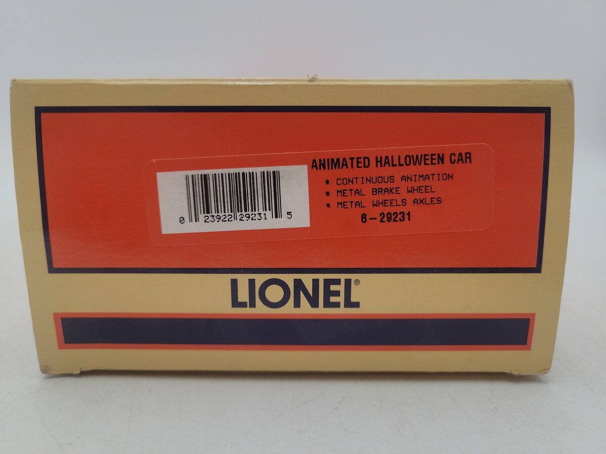 Lionel 6-29231 O Gauge Animated Halloween Boxcar EX/Box