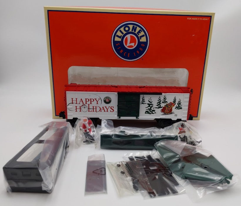 Lionel 6-36850 O Gauge Santa & Snowman Operating Boxcar EX/Box
