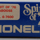 Lionel 6-7600 O Gauge Spirit of 76 N5C Porthole Lighted Caboose #7600 LN/Box