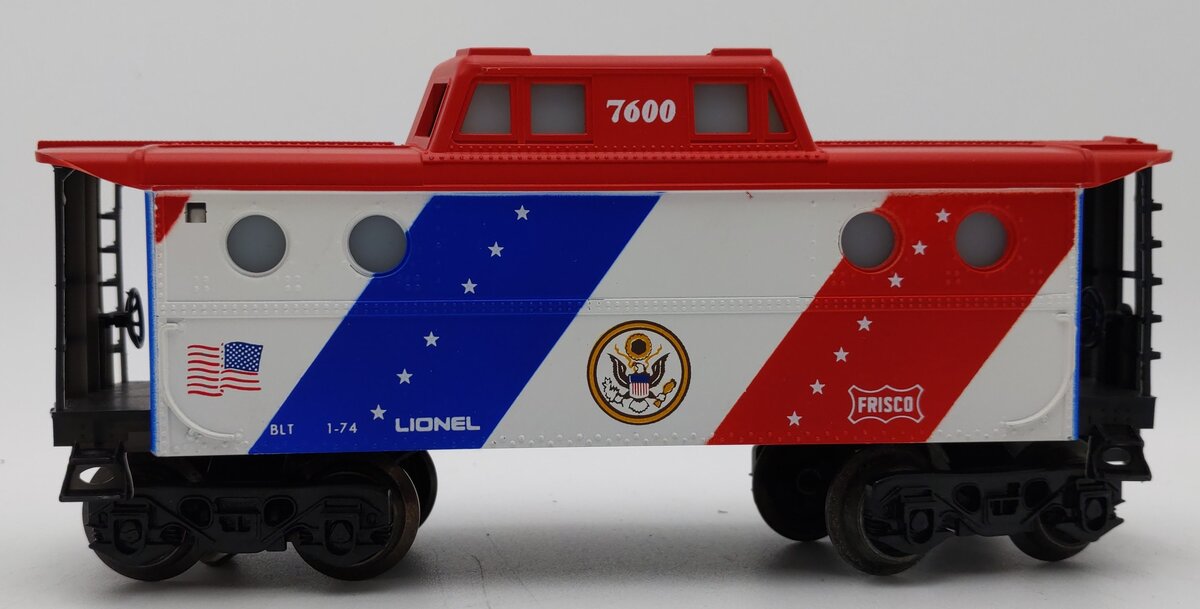Lionel 6-7600 O Gauge Spirit of 76 N5C Porthole Lighted Caboose #7600 LN/Box