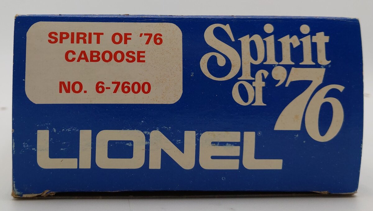 Lionel 6-7600 O Gauge Spirit of 76 N5C Porthole Lighted Caboose #7600 LN/Box