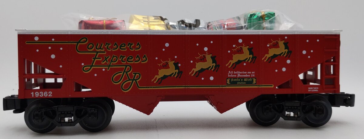 Lionel 6-19362 O Coursers Express Christmas Gifts Hopper #19362 LN/Box