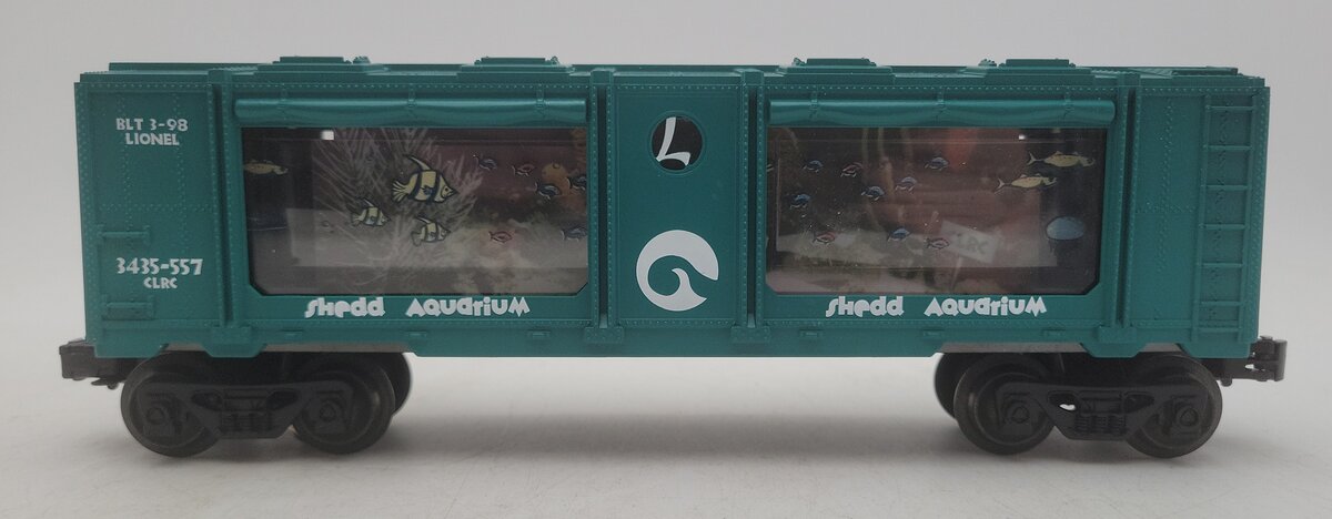 Lionel 6-52120 O ChicagoLand Railroad Club Shedd Operating Aquarium Car EX/Box