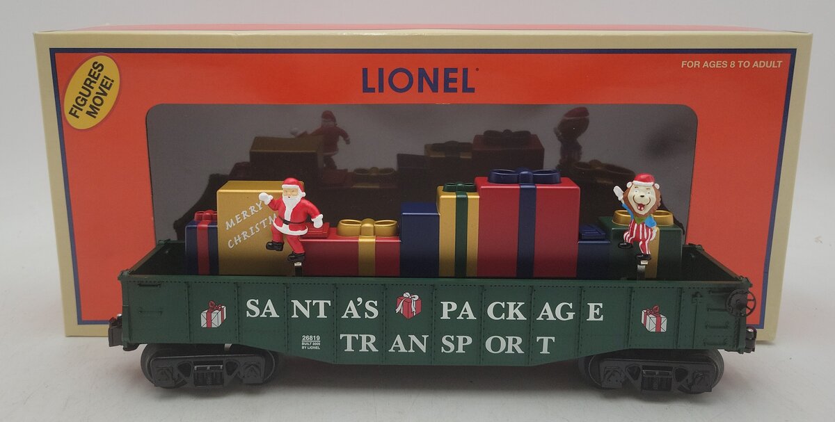 Lionel 6-26819 O Gauge Holiday Animated Gondola LN/Box