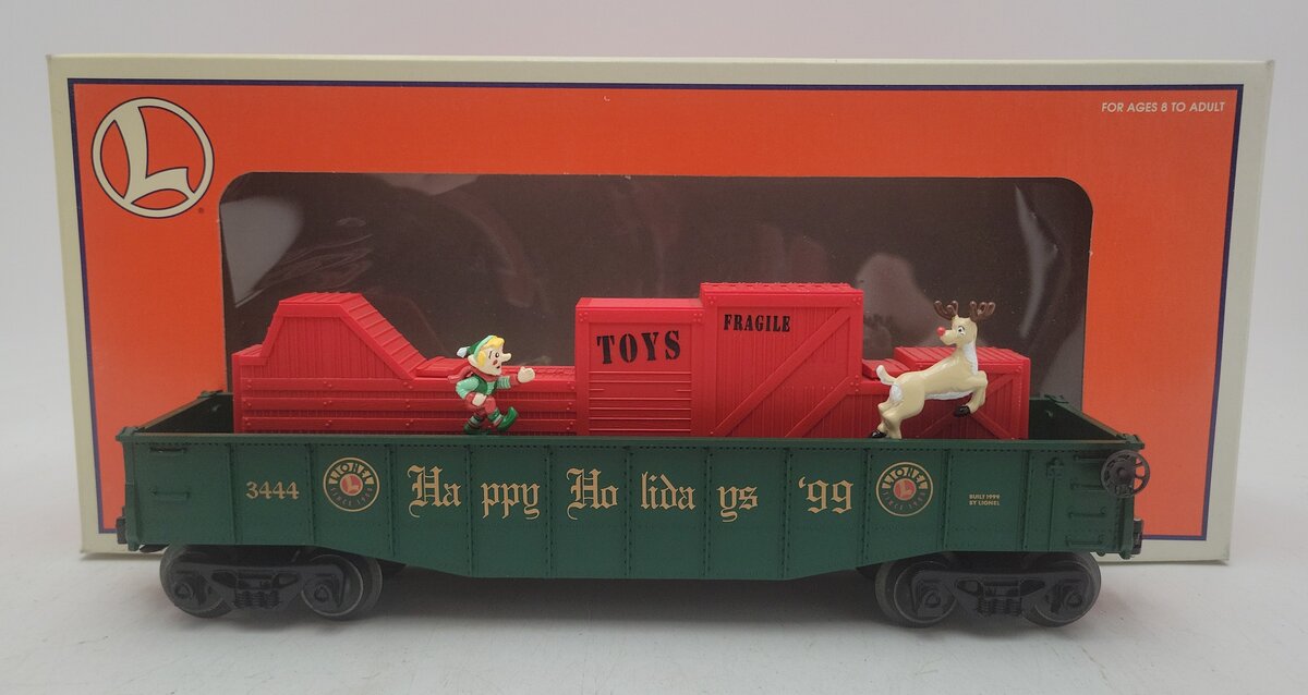 Lionel 6-16795 O Gauge Elf & Rudolph Animated Gondola EX/Box