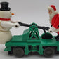 Lionel 6-18422 O Gauge Christmas Santa & Snowman Handcar EX/Box