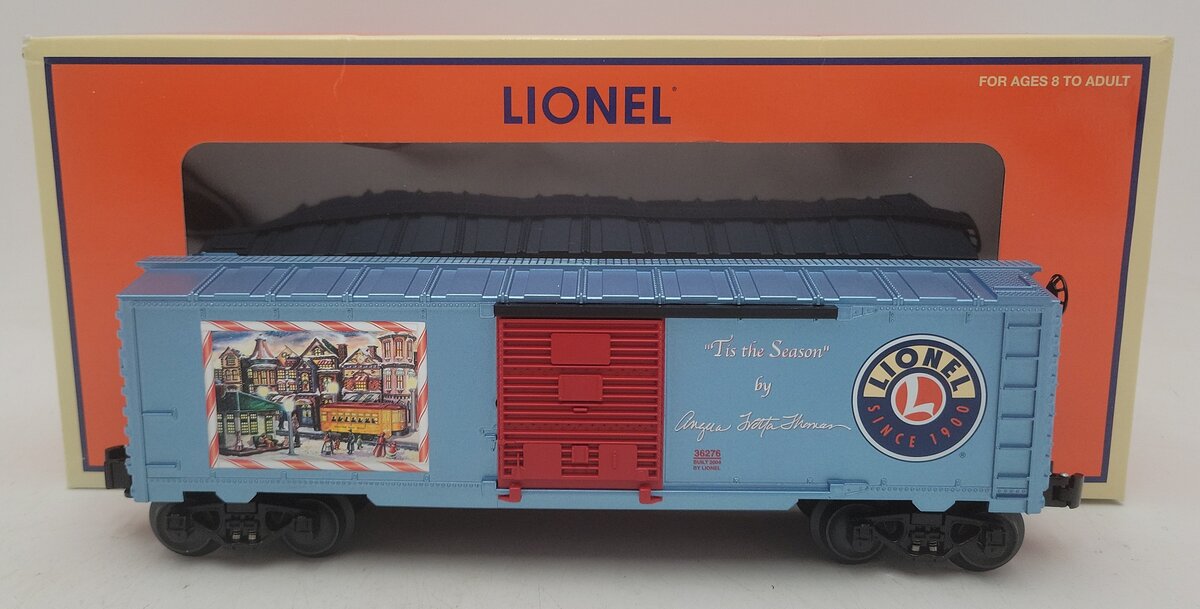 Lionel 6-36276 O Gauge Angela Trotta Thomas Tis the Season Boxcar LN/Box