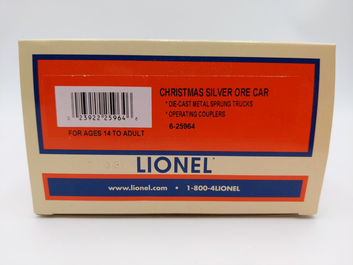 Lionel 6-25964 O Gauge Silver Bell Casting Co. Ore Car LN/Box