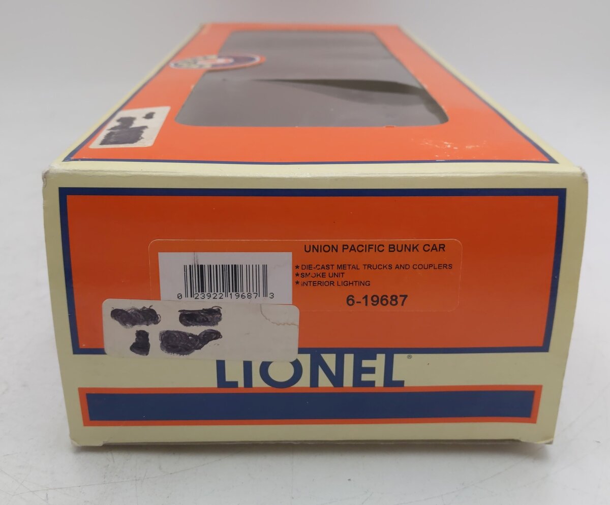 Lionel 6-19687 O Gauge Union Pacific Bunk Car #3887 LN/Box