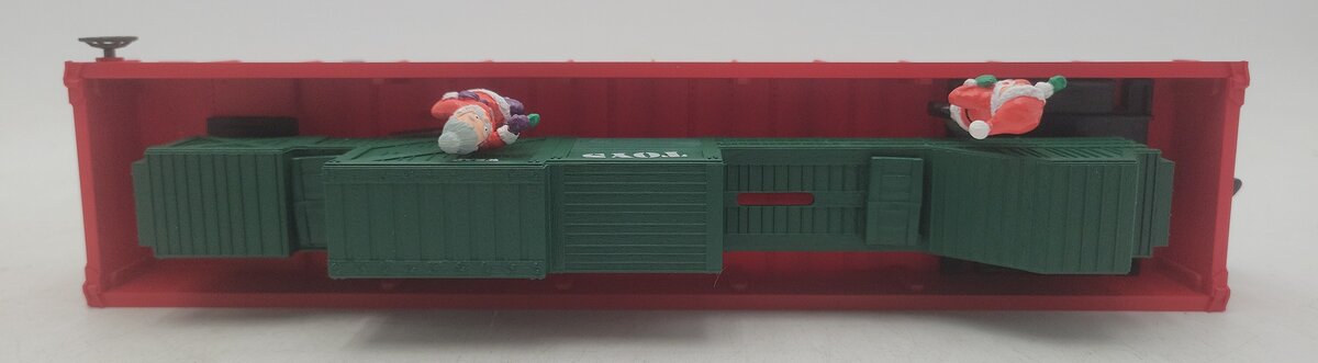 Lionel 6-26737 O Gauge Operating Chasing Santa Gondola EX/Box