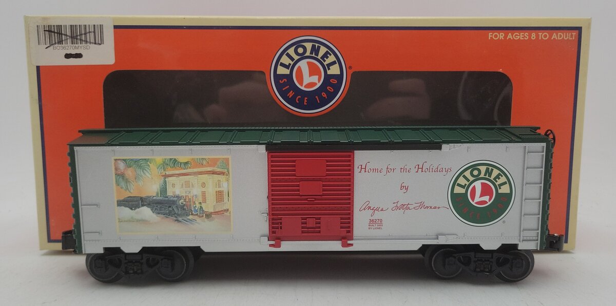 Lionel 6-36270 O Gauge Angela Trotta Thomas Christmas Boxcar LN/Box