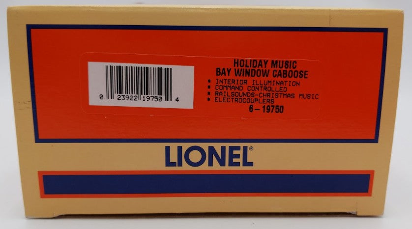 Lionel 6-19750 1998 Holiday Music Bay Window Caboose VG/Box