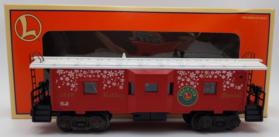 Lionel 6-19750 1998 Holiday Music Bay Window Caboose VG/Box
