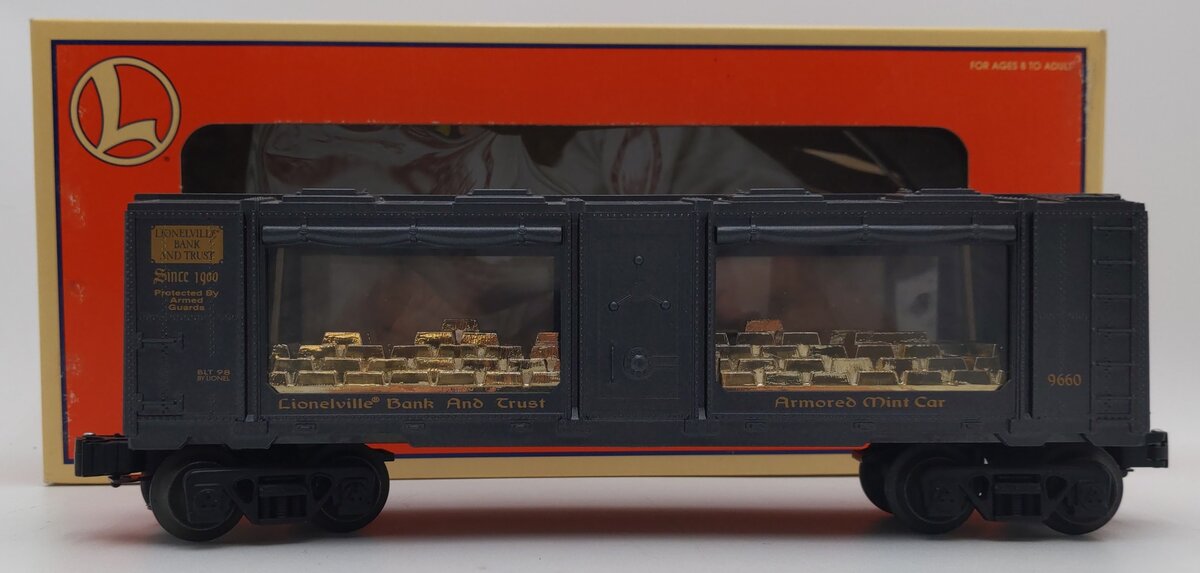 Lionel 6-19660 O Gauge Lionelville Armored Mint Car #9660 LN/Box