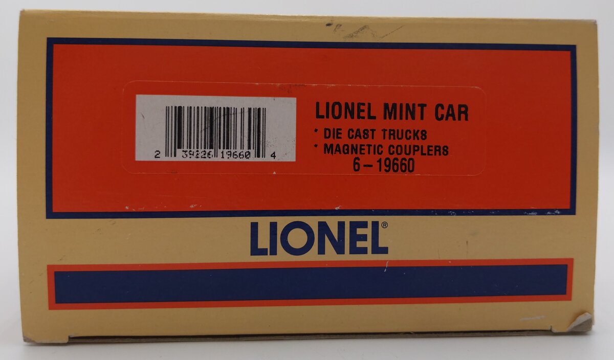 Lionel 6-19660 O Gauge Lionelville Armored Mint Car #9660 LN/Box