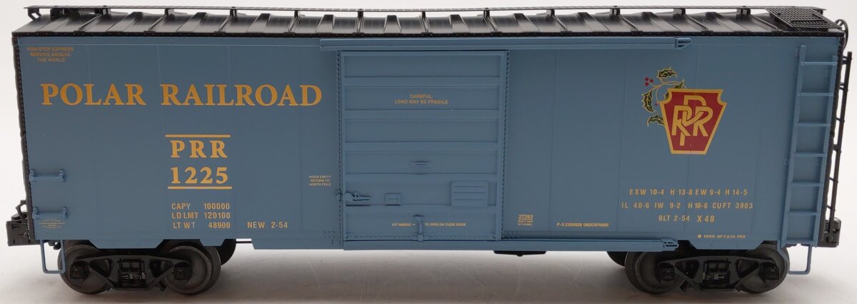 Lionel 6-27263 O Gauge Pennsylvania Railroad 'Polar Railroad' PS-1 Boxcar #1225 LN/Box