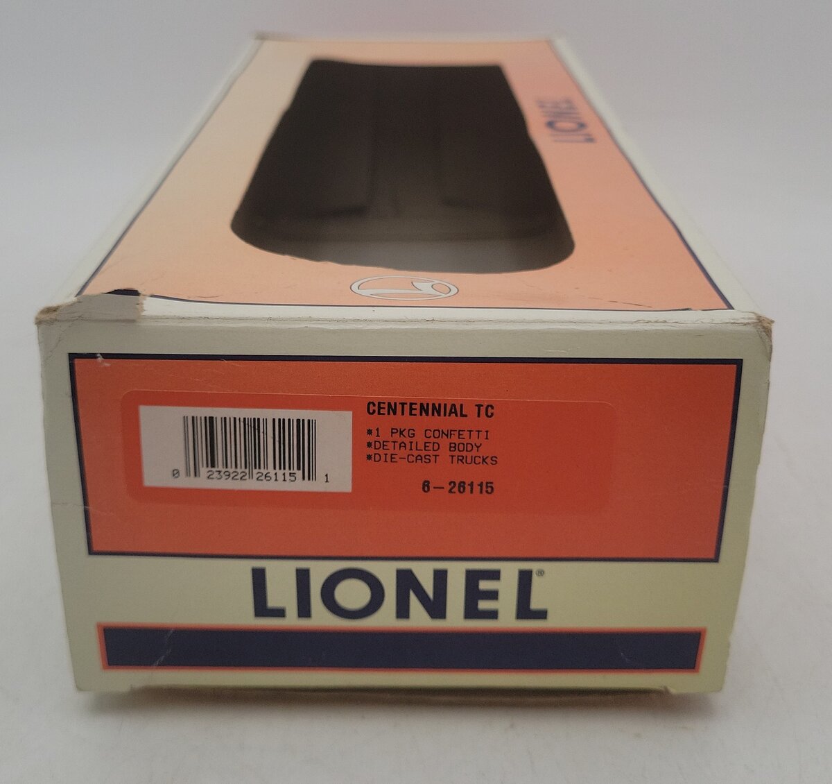 Lionel 6-26115 O Gauge Celebrate Single Dome Tank Car VG/Box