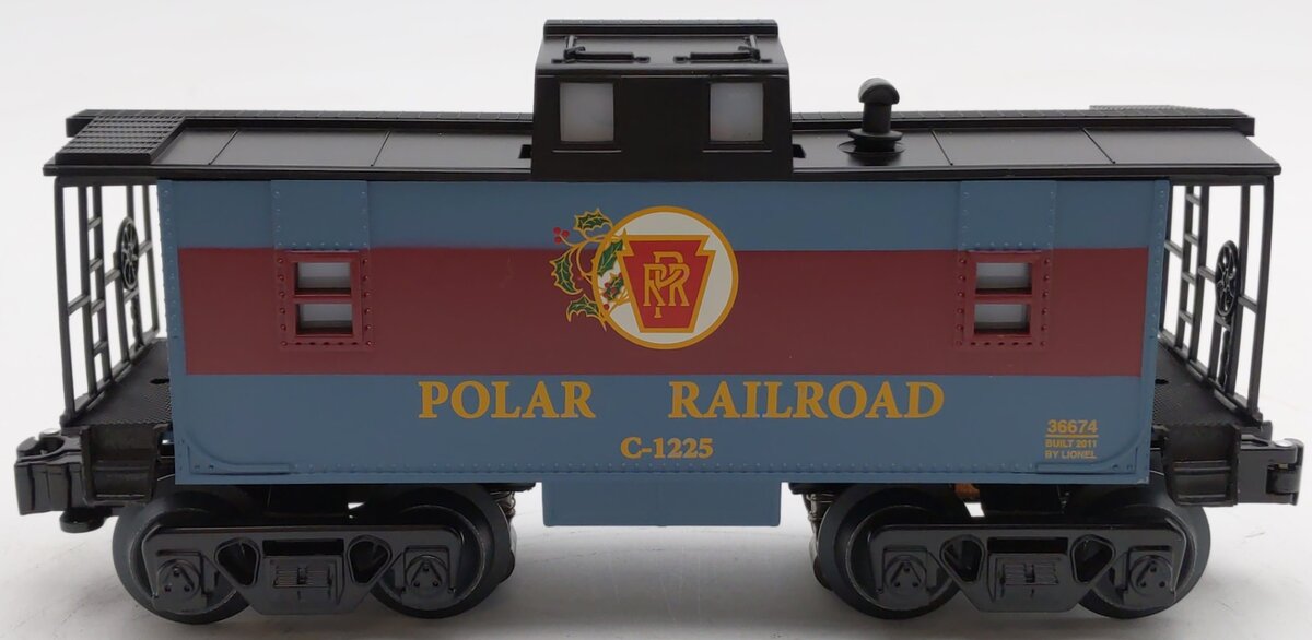 Lionel 6-36674 O Gauge Polar Railroad Caboose LN/Box