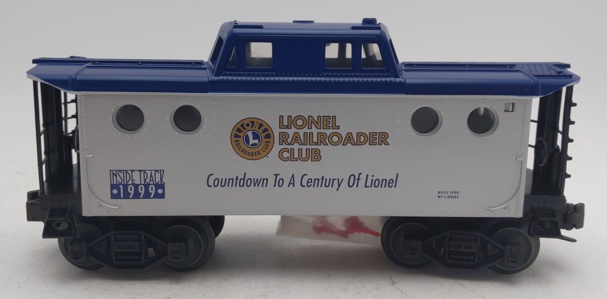 Lionel 6-19774 O Gauge Railroader Club Inside Track Porthole Caboose #1999 EX/Box
